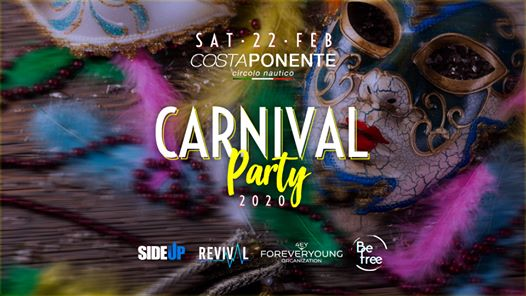 Carnival Party ~ Sabato 22 Febbraio ~ Circolo Costa Ponente