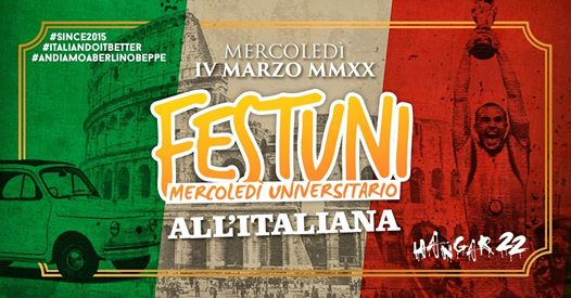 FestUni all'Italiana // 4 Marzo 2020 // Hangar22