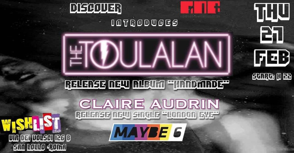 The Toulalan_Claire Audrin_Maybe 6 • 27/02 • Wishlist