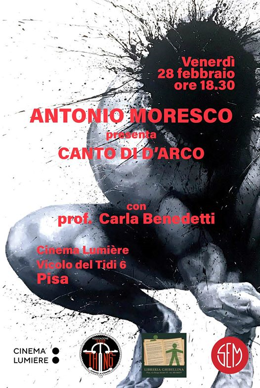 Antonio Moresco presenta Canto di D'Arco