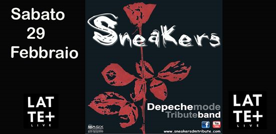 Sabato 29 febbraio Sneakers live Depeche Mode tribute band-