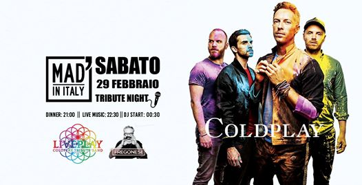 Tribute Night - Liveplay ( tribute Coldplay) / Luca Fregonese Dj