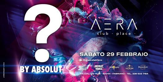 The Question by Absolut - Aera club