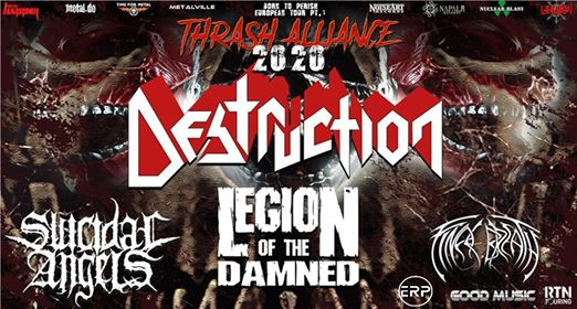 Destruction,Suicidal Angels,Legion of the Damned at Legend Club
