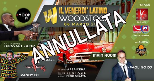 Serata Annullata Il Venerdì Latino at Woodstock Club