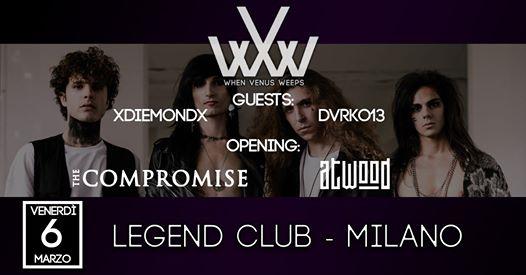 When Venus Weeps - Release Party - Legend Club Milano