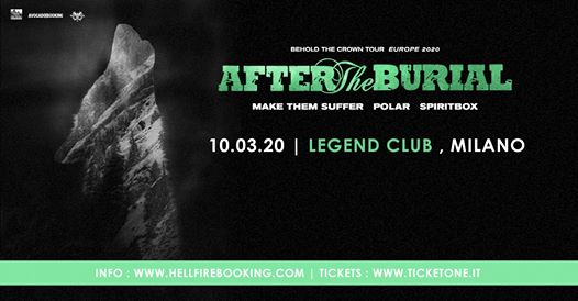 After The Burial + Guests | Legend Club, Milano