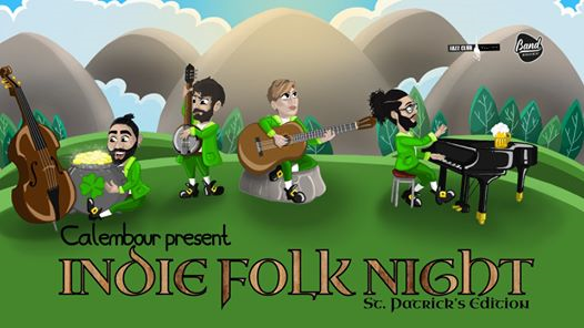 INDIE FOLK NIGHT St. Patrick's Edition • w/ Anthony Lynch