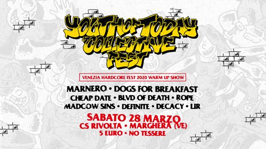 28.03 • Youth Of Today Collective Fest – VEHC Warmup Show