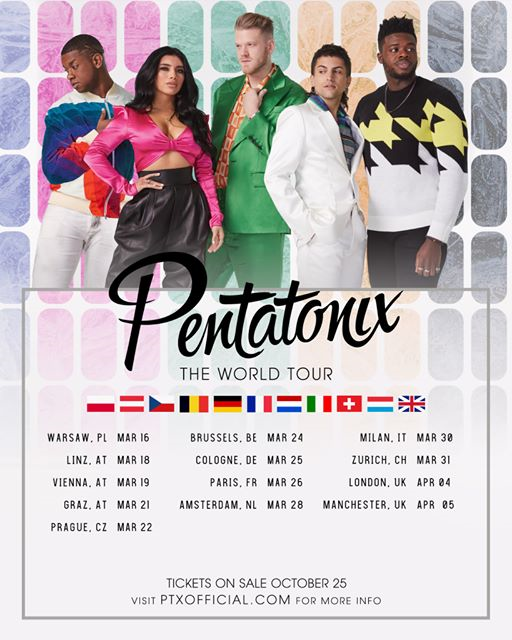 Postponed: Pentatonix: The World Tour - Milan, It | SOLD OUT!