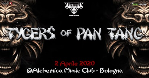 Annullato Tygers Of Pan Tang I Alchemica Music Club