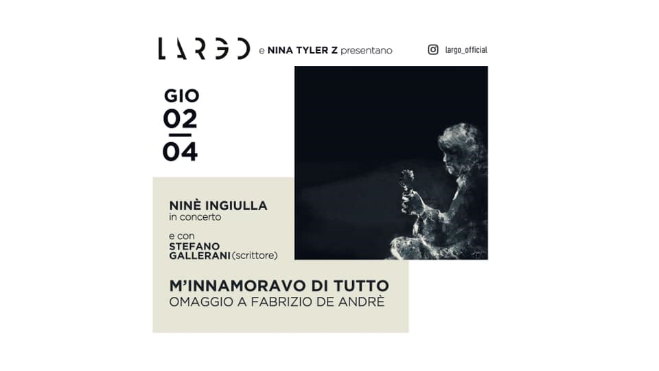 Ninè Ingiulla canta Fabrizio De Andrè -Riniviato -