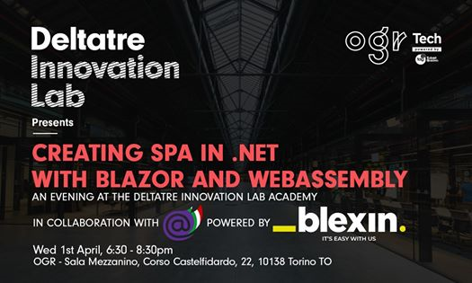 Cancellato! Creating SPA in .NET with Blazor and WebAssembly