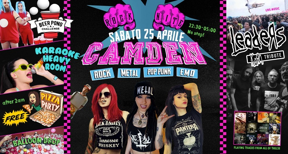 § Camden Rock Night § Rock/Metal/Emo/Pop Punk • Vinile (Vi)