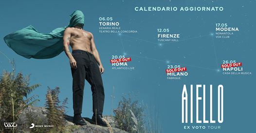 Aiello in concerto a Milano - data spostata *sold out