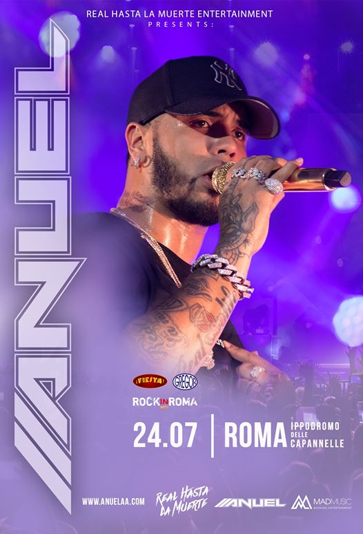 Anuel AA in concerto a Roma - Evento Ufficiale | Fiesta