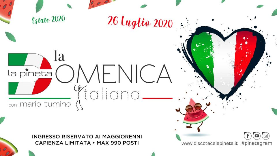 Inaugurazione La Domenica Italiana 2020