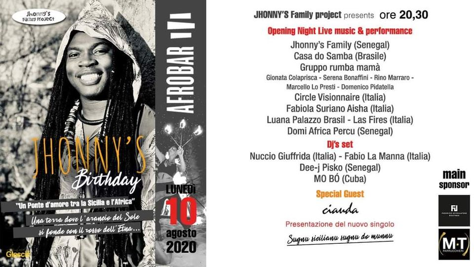 Jhonny's Birthday @Afrobar - Lunedì 10 agosto