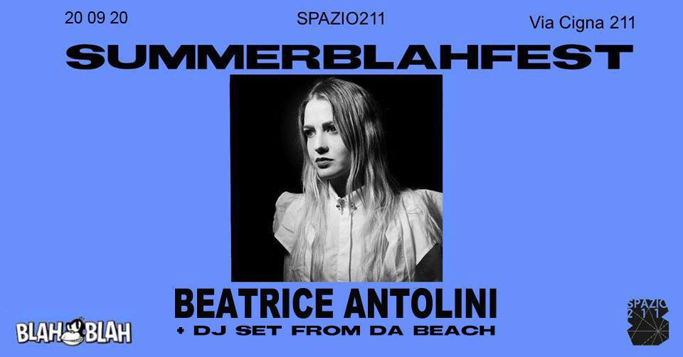 Beatrice Antolini live al Summer Blah Fest at Spazio 211