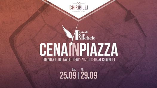 Festa di San Michele 2020 al Chiribilli Bistrò