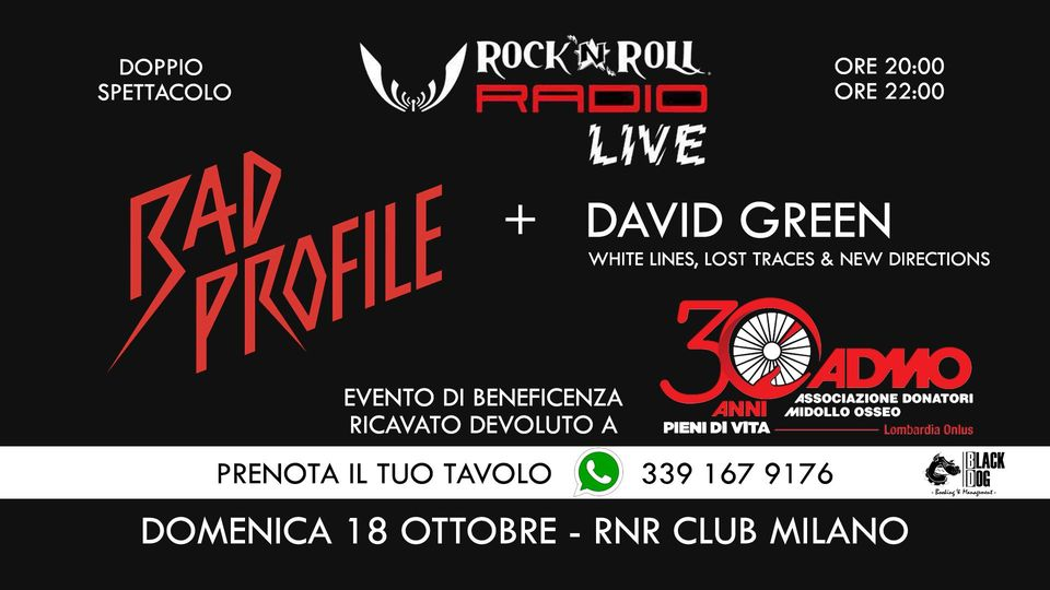 Bad Profile + David Green live @ Rock'n'Roll, Milano