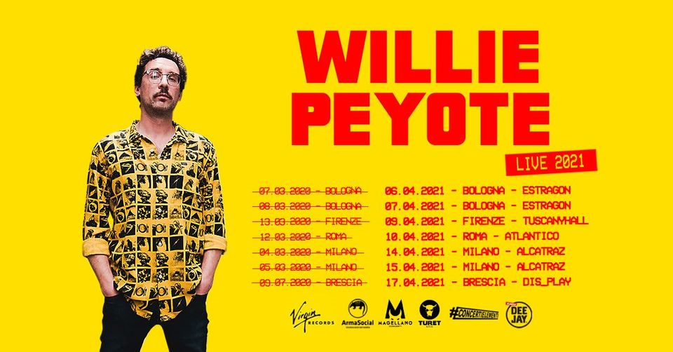 Willie Peyote LIVE 2021 - Bologna Seconda Data