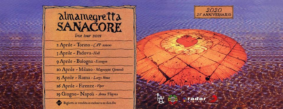Almamegretta • Sanacore live tour 2021 • Bologna