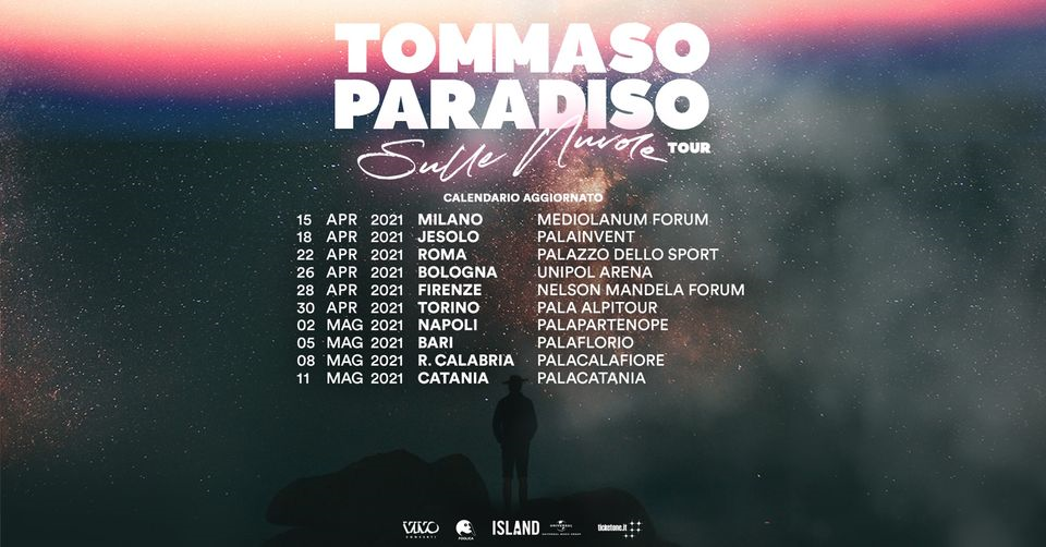 Tommaso Paradiso in concerto a Torino *nuova data