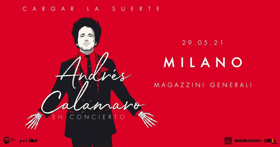 Andrés Calamaro - Milano - 29.05.21