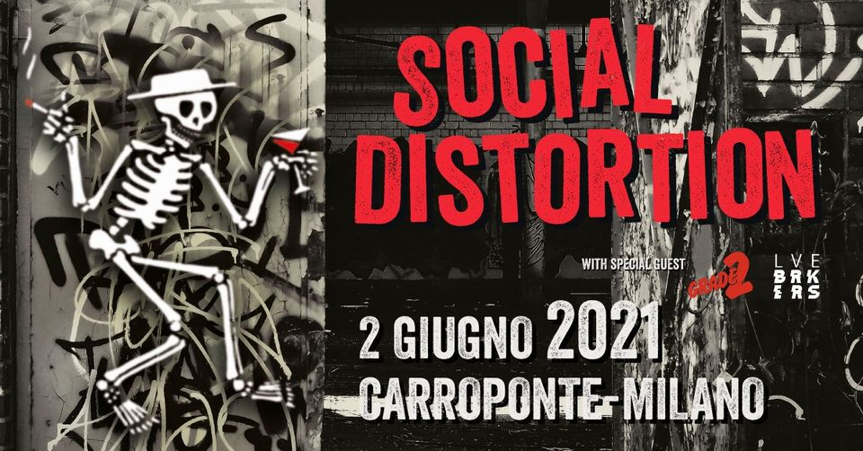 Social Distortion al Carroponte | 2 giugno 2021