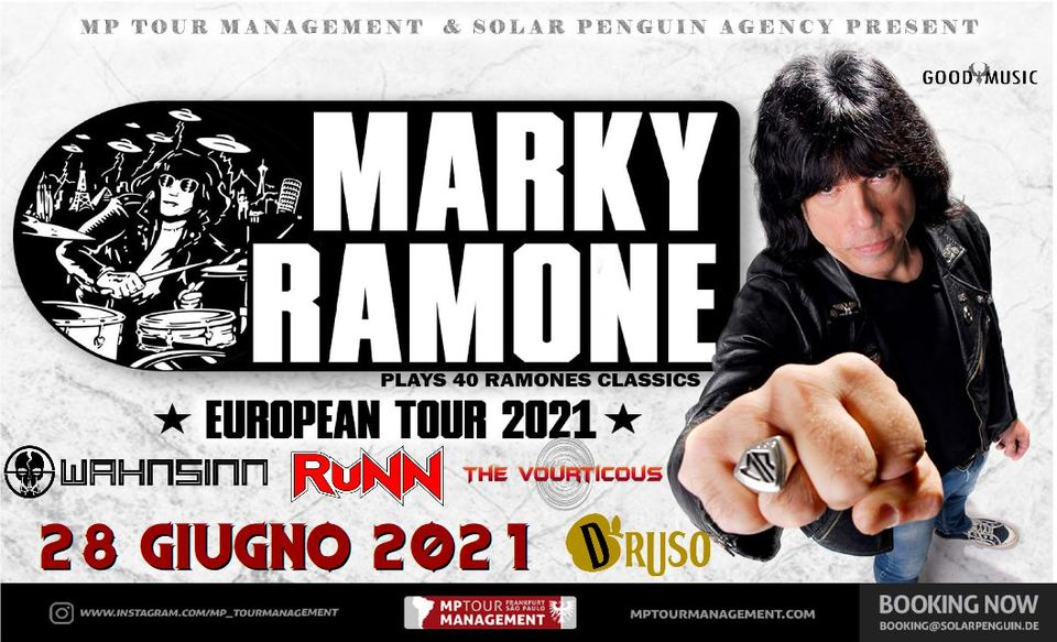 MARKY Ramone live at Druso BG ✦ Wahnsinn, Runn, The Vourticous