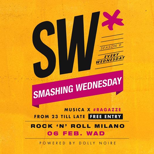 Smashing Wednesday * WAD * Free Entry