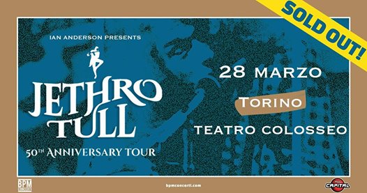 Jethro Tull - Torino - 28.03.19 sold out