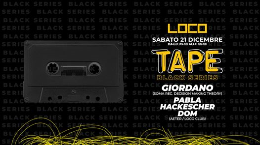 Tape Black Series W/ Giordano