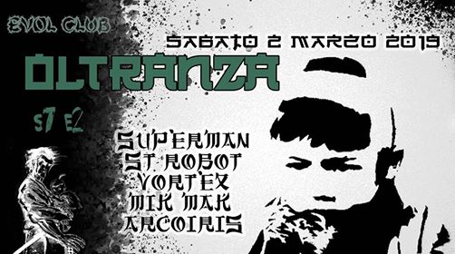 OLTRANZA s7e2 Techno party Evol live Roma