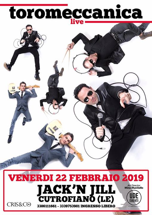 I Toromeccanica Live Venerdì 22 Febbraio