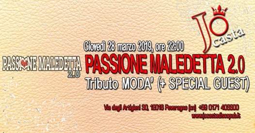 Stefano Forcella (Bass Modà) & Passione Maledetta 2.0 Live