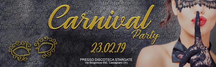 Sabato 23 Febbraio | Discoteca Stargate � Carnival Party �