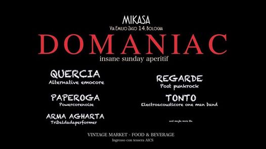 Domaniac - Quercia/Regarde/Paperoga/Tonto/Arma Agharta | Mikasa