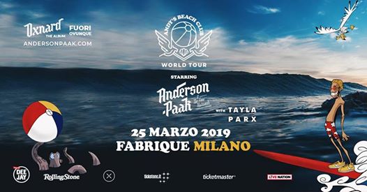 Anderson .Paak & The Free Nationals in concerto a Milano