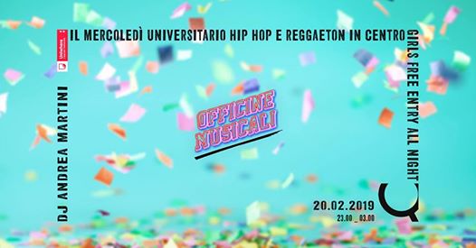 OM Officine Musicali il Mercoledì Hip Hop e Reggaeton in Centro