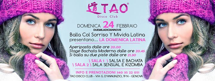 Balla Col Sorriso Y Mivida Latina @TAO - dom.24/02/2019