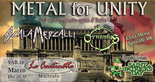 Metal for Unity: Scala Mercalli - Cernunnos- Guest
