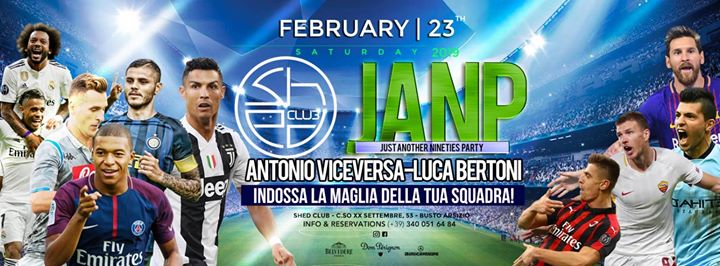 Sab 23 Feb - Janp Champions edition // special guest: Viceversa
