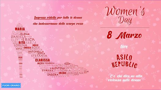 Festa della donna, special live: Asilo Republic// Fuori orario