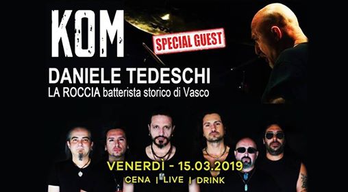 KOM, tributo a Vasco Rossi con Daniele Tedeschi (la Roccia)