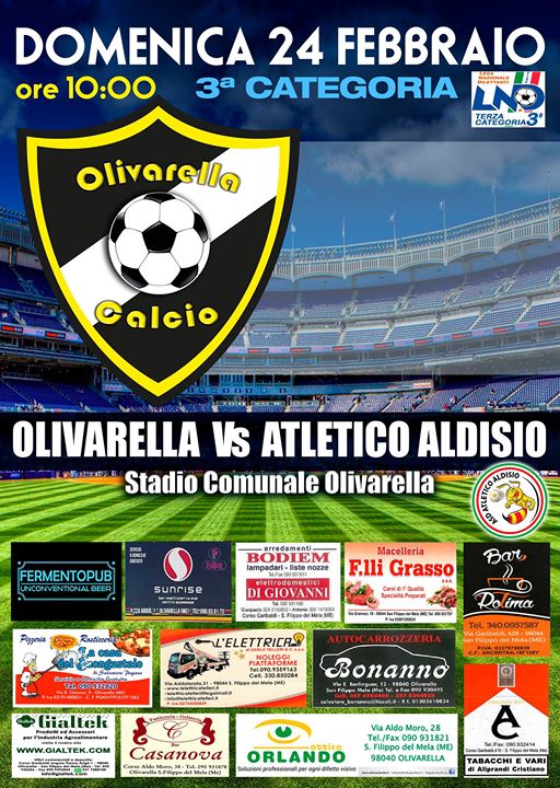 Olivarella Calcio vs Atletico Aldisio