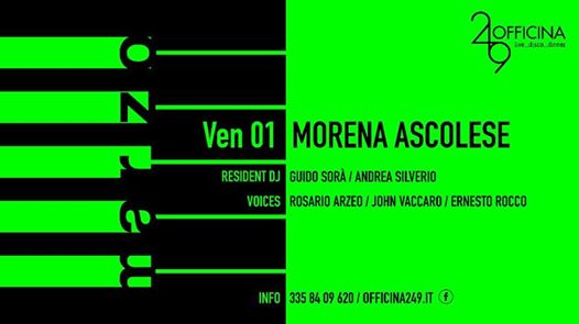 Officina249 ven1- Live Morena Ascolese & Disco-3358409620 Enzo