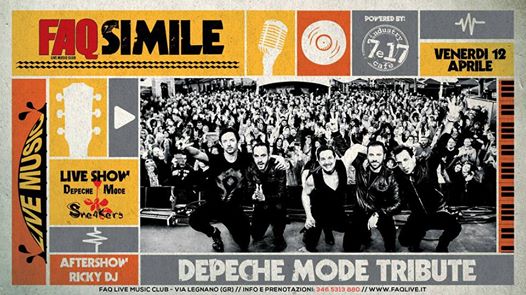 FAQ Simile / Depeche Mode Tribute Band / Aftershow: Ricky Dj