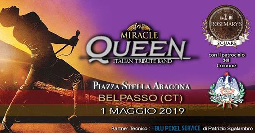 1°Maggio MiracleQueen Live Concert at Belpasso CT, Sicily ITA